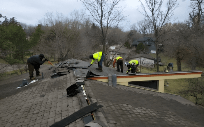 New roof installation process in Minnesota